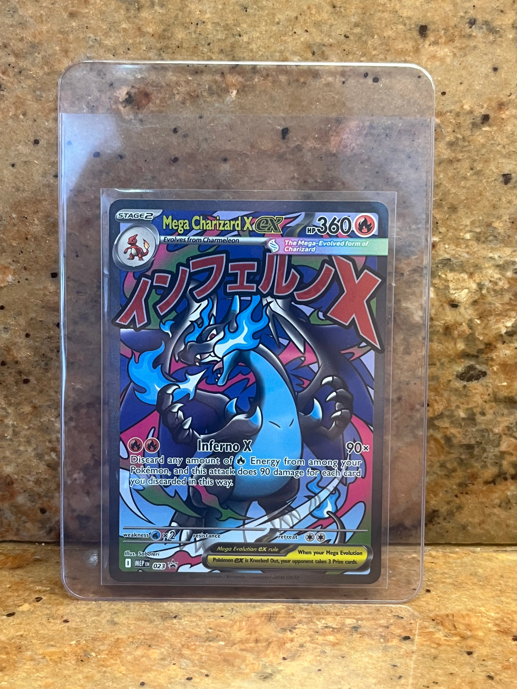 Pokemon Mega Charizard X Ex 023